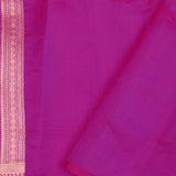 Fuchsia Purple Butta Banarasi Silk Saree