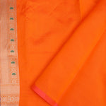 Royal Orange Meenakari Banarasi Silk Saree