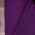 Grape Purple Butta Banarasi Silk Saree