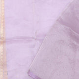 Lilac Tissue Organza Banarasi Saree