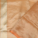 Marble Peach Floral Butta Organza Banarasi Saree