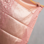 Geranium Pink Banarasi Silk Jaal Saree