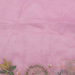 Cherub Pink Tissue Handcrafted Saree
