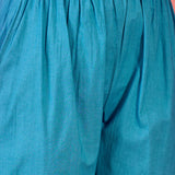 Blue Ombre Embroidered Cotton Kurta Set