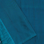 Indigo Blue Kanjivaram Saree With Designer Border