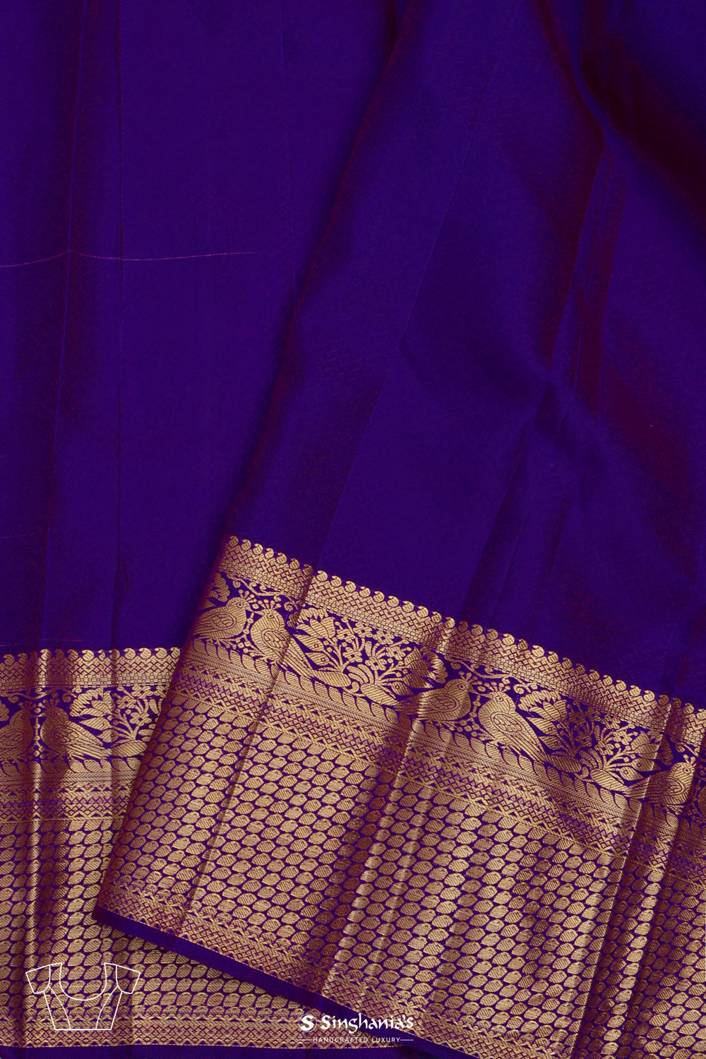 Golden Yellow Heritage Kanjivaram Silk Saree