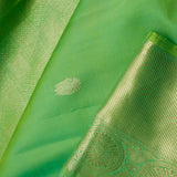 Paris Green Butti Kanjivaram Silk Saree
