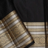 Gold Yellow Butti Kanjivaram Silk Saree
