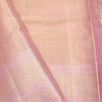 Pale Gold Butti Kanjivaram Silk Saree
