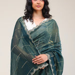 Opal Green Handcrafted Tissue Saree