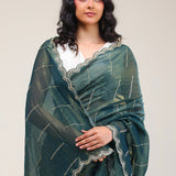 Opal Green Handcrafted Tissue Saree