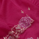 Steel Pink Tissue Crafted Saree