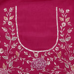 Steel Pink Tissue Crafted Saree
