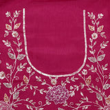Steel Pink Tissue Crafted Saree