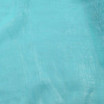 Bright Blue Silk Jaali Crafted Saree