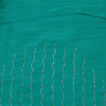 Bondi Blue Silk Crafted Saree