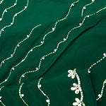 Castleton Green Silk Handcrafted Saree