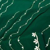 Castleton Green Silk Handcrafted Saree