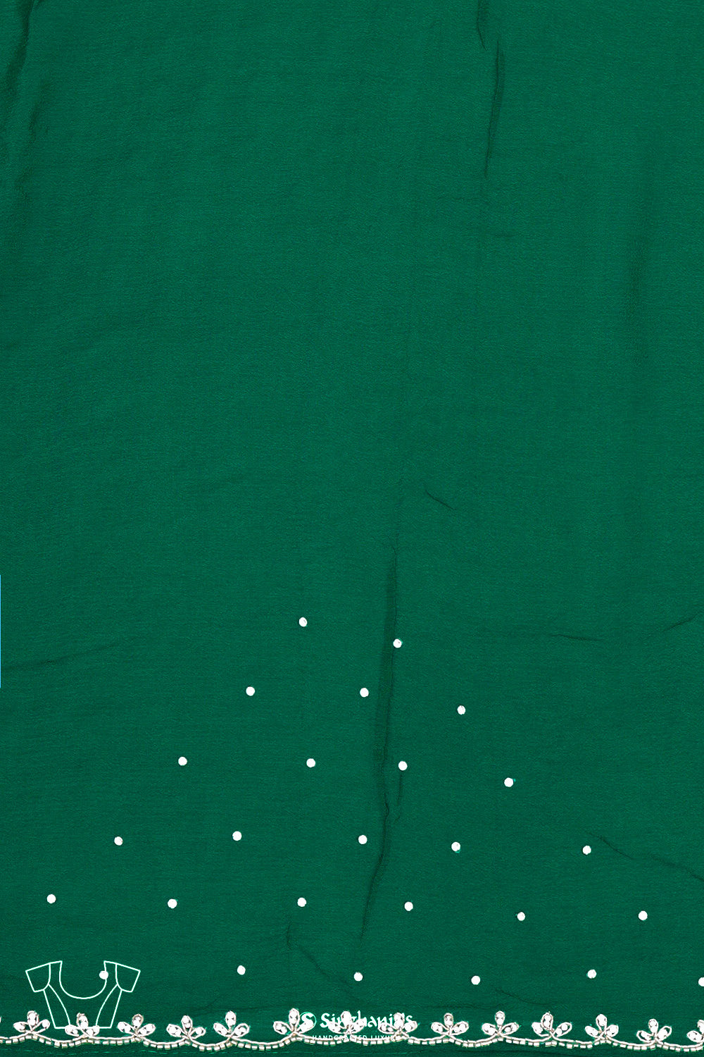 Castleton Green Silk Handcrafted Saree