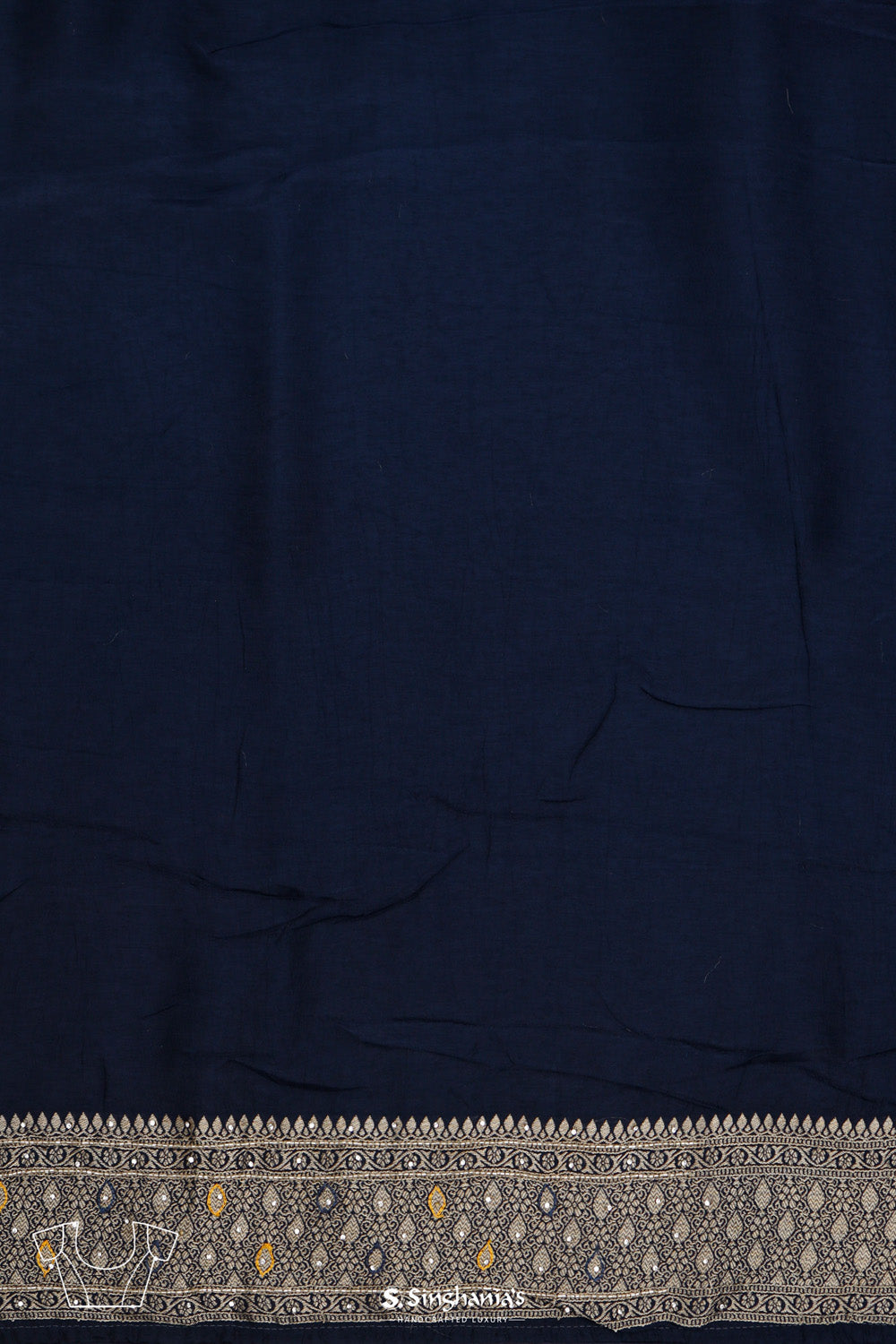 Cardinals Red Silk Handcrafted Saree