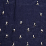 Deep Blue Handcrafted Tissue Saree