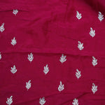 Cardinal Purple Crafted Organza Saree