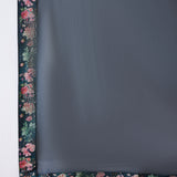 Peacock Teal Floral Crepe Set
