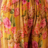 Marigold Yellow Crepe Sharara Set
