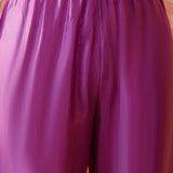 Orchid Purple Crepe Dress Set