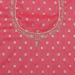 Candy Pink Designer Tissue Saree With Paithani Border