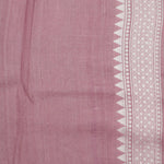 Puce Pink Banarasi Tussar Saree With Floral Jaal