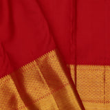 Chilli Red Jaali Kanjivaram Silk Saree