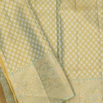 Diaquiri Green Floral Kanjivaram Silk Saree