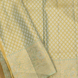 Diaquiri Green Floral Kanjivaram Silk Saree