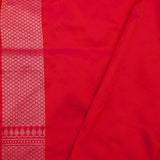 Jangla Banarasi Silk Saree In Punch Pink