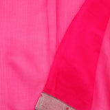 Ruby Pink Crafted Organza Saree