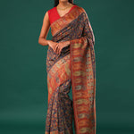 Kani Kashmiri Silk Saree - Marengo Grey