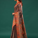 Kani Kashmiri Silk Saree - Marengo Grey