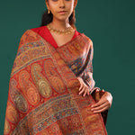 Kani Kashmiri Silk Saree - Marengo Grey