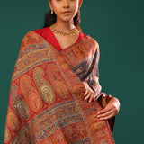 Kani Kashmiri Silk Saree - Marengo Grey