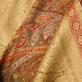 Kani Kashmiri Silk Saree - Mehendi Green