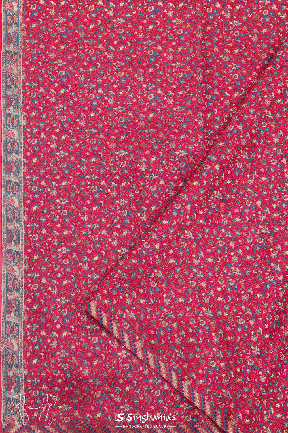 Kani Kashmiri Silk Saree - Mulberry Purple