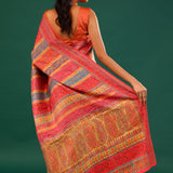 Kani Kashmiri Silk Saree - Yellow Multicolour