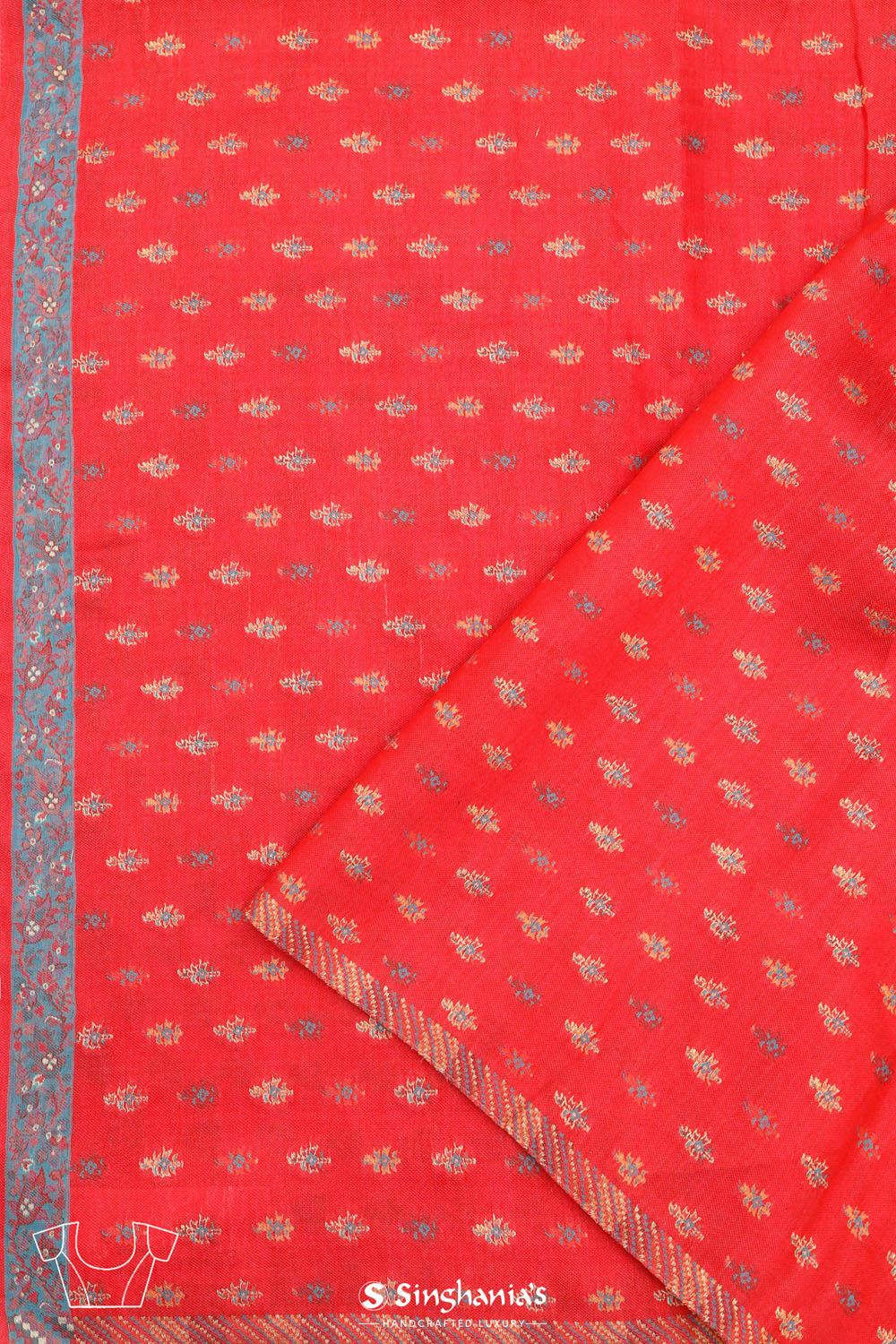 Kani Kashmiri Silk Saree - Yellow Multicolour