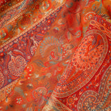 Kani Kashmiri Silk Saree - Pumpkin Orange