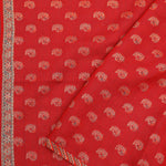 Kani Kashmiri Silk Saree - Pumpkin Orange