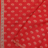 Kani Kashmiri Silk Saree - Pumpkin Orange