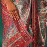 Kani Kashmiri Silk Saree - Pastel Blue