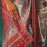 Kani Kashmiri Silk Saree - Pastel Blue