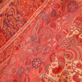 Kani Kashmiri Silk Saree - Gerogia Peach
